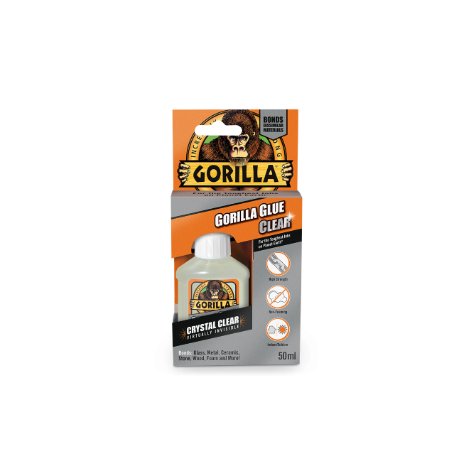 Universalūs skaidrūs klijai Gorilla 50ml