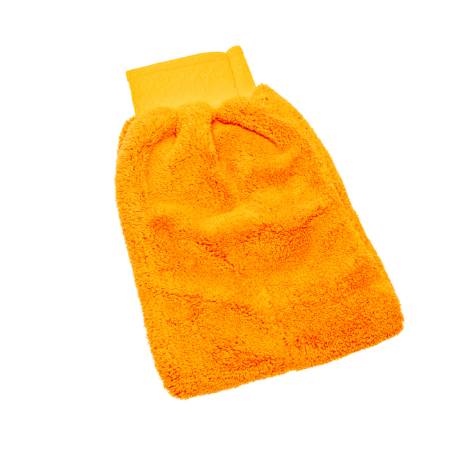 Pirštinė apmušalų valymui oranžinė