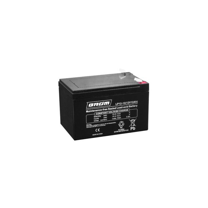 Akum. Grom 12V 12 Ah AGM 151x98.5x101mm