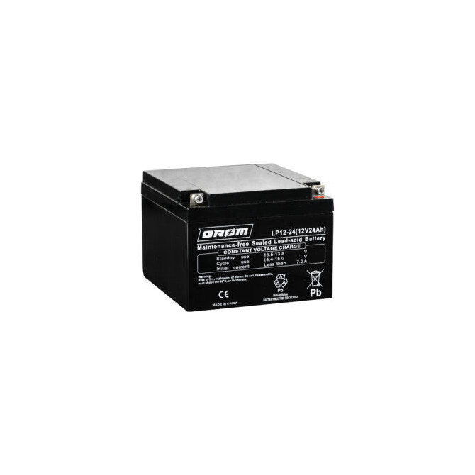 Akum. Grom 12V 24 Ah AGM 165x175x125mm