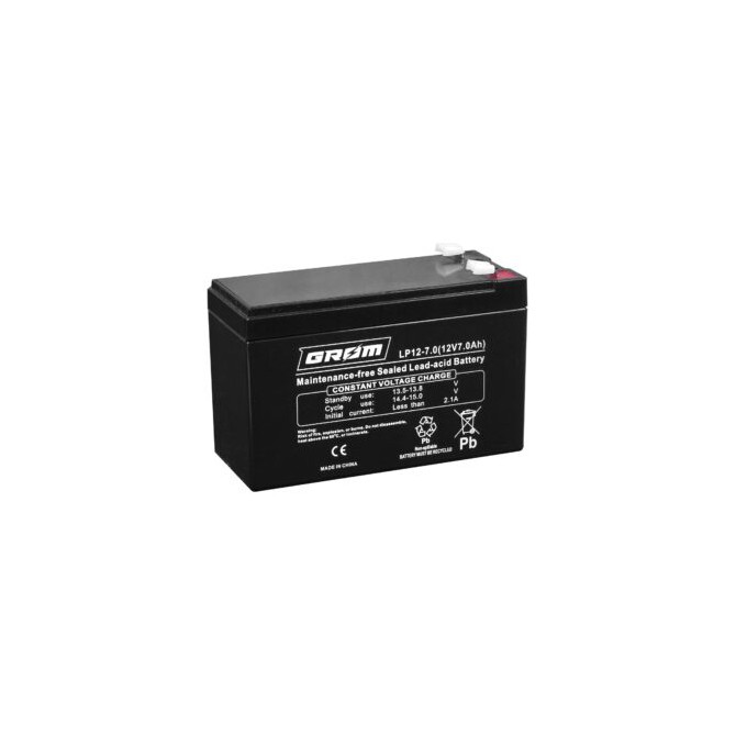 Akum. Grom 12V 7 Ah AGM 152x65x100mm