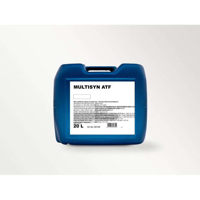 Multisyn ATF 20L Dexron  H/G/F ATF +3 / +4  , HC sintetika