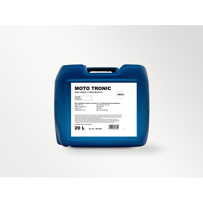 Kuttenkeuler Variklių alyva Kuttenkeuler Moto Tronic 5W30, sintetinė, 20L Engine oil