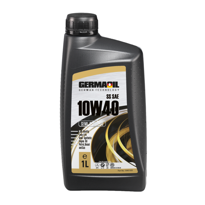 GERMAOIL Variklių alyva Germaoil SS SAE 10W40,pusiau sintetinė 1L Engine oil