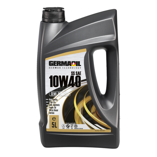 GERMAOIL Variklių alyva Germaoil SS SAE 10W40,pusiau sintetinė 5L Motoreļļa