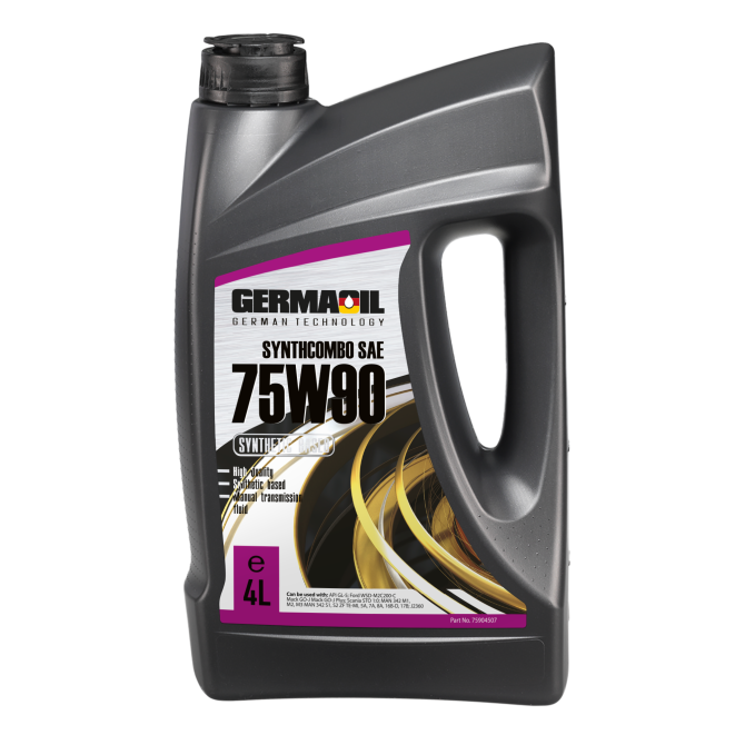 GERMAOIL Transmisinė alyva Germaoil SYNTHCOMBO SAE 75W90, sintetinė 4L Transmisijas eļļa