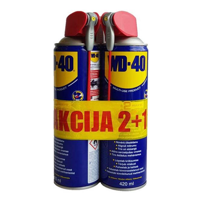 WD-40 Universali priemonė 420ml 2+1