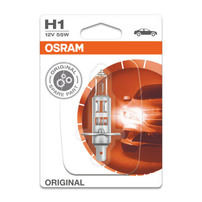 OSRAM Automobilinė lemputė H1 55W 12V P14.5S 1vnt