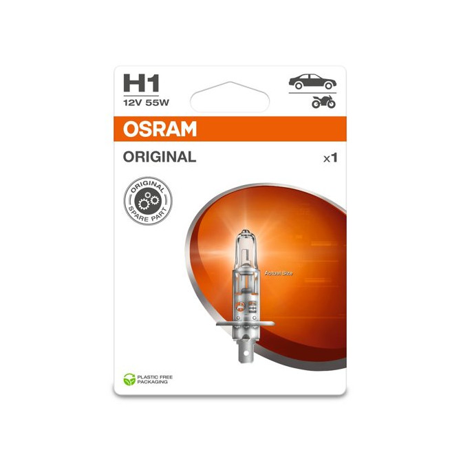 OSRAM Automobilinė lemputė H1 55W 12V P14.5S 1vnt