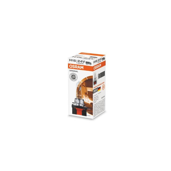 OSRAM Automobilinė lemputė H15 20/60W 24V PGJ23T 1vnt