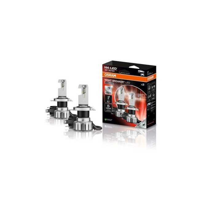 OSRAM NIGHT BREAKER LED H4 Street Legal Smart 21/20W 6000K 2vnt