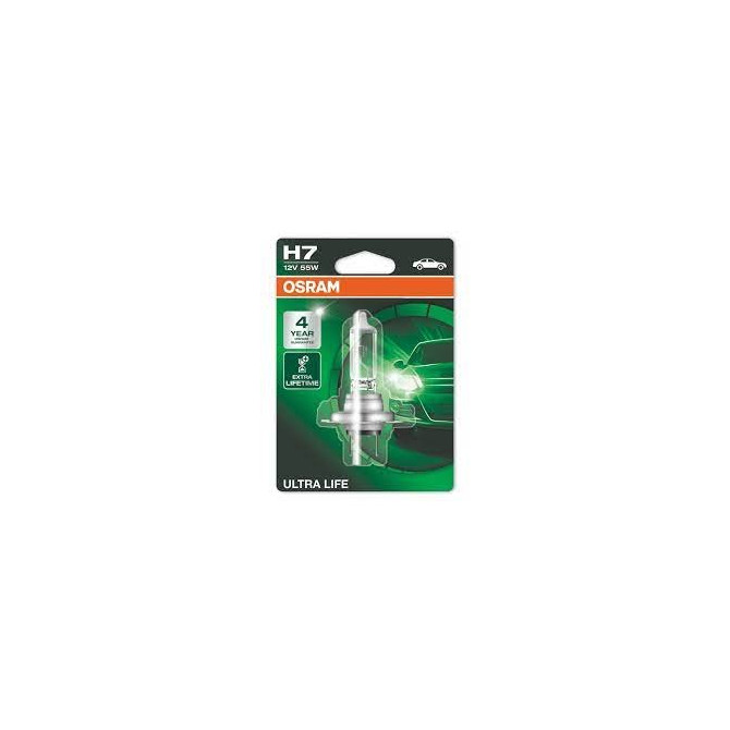 OSRAM Automobilinė lemputė ULTRA LIFE H7 55W 12V PX26D 1vnt