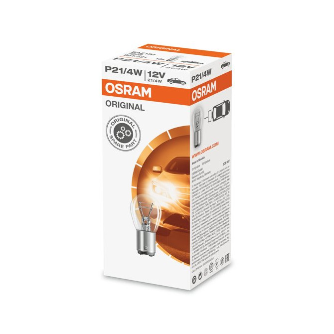OSRAM Automobilinė lemputė 21/4W 12V BAZ15D 1vnt
