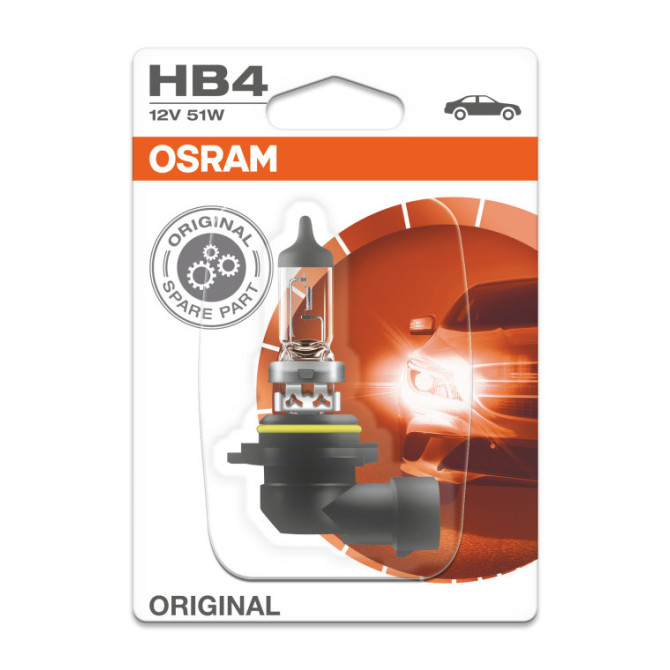 OSRAM Automobilinė lemputė HB4 51W 12V P22D (amerikietiškiems automobiliams) 1vnt