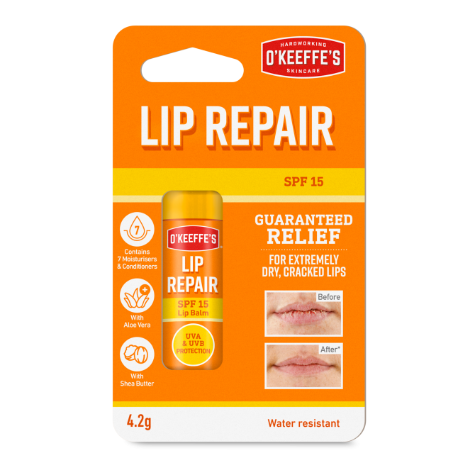 OKEEFFES lūpų balzamas su SPF 15 4,2 g