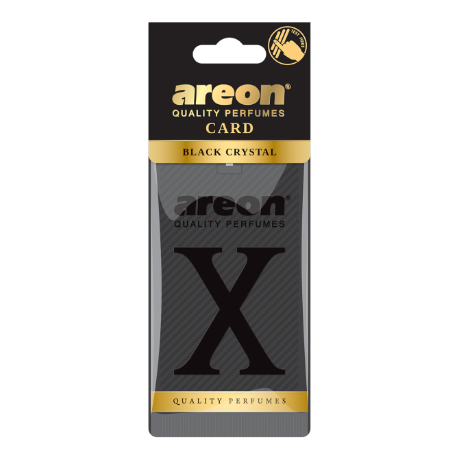 AREON CARD Black Crystal gaisa atsvaidzinātājs