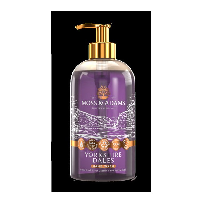 MOSS&ADAMS Yorkshire Dales Handwash Šķidrās ziepes rokām 500ml