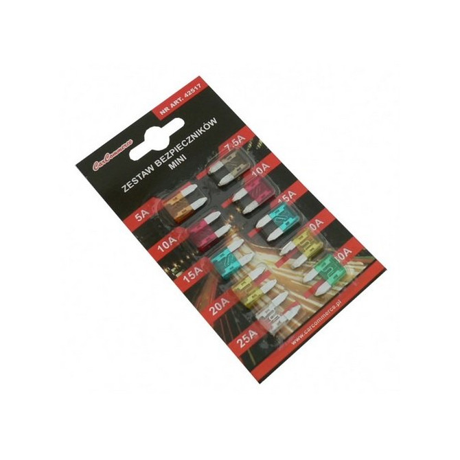 CARCOMMERC CARCOMMERCE Mini saugiklių komplektas 