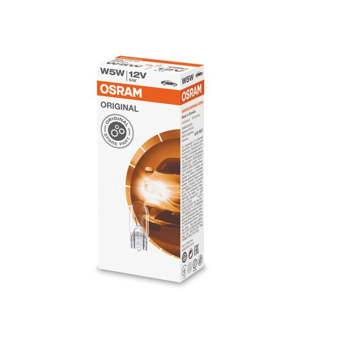 OSRAM Automobilinė lemputė 5W 12V W2.1x9,5D 1vnt