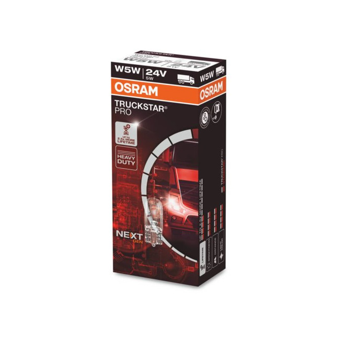 OSRAM Automobilinė lemputė 5W 24V  W2.1x9.5D 1vnt