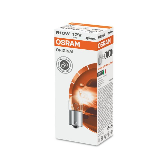 OSRAM Automobilinė lemputė 10W 12V BA15S 1vnt