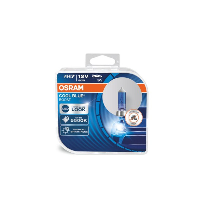 OSRAM COOL BLUE BOOST H7 80W 12V PX26D 2 gb