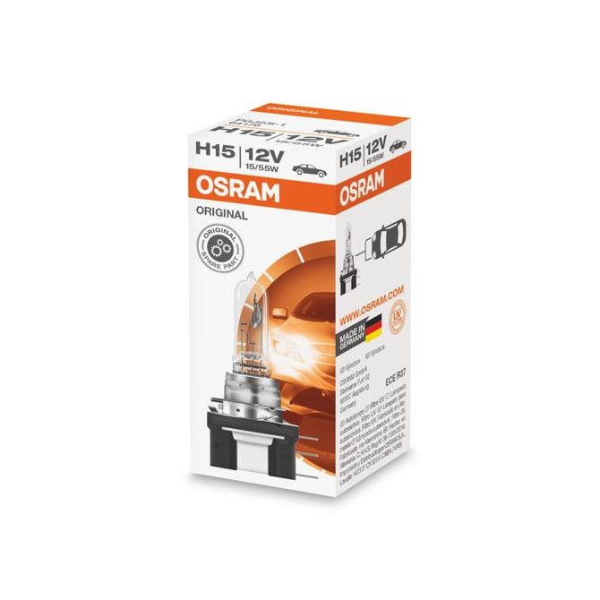 OSRAM Automobilinė lemputė H15 55/15W 12V PGJ23T 1vnt