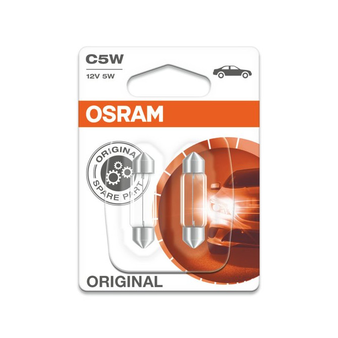 OSRAM Automobilinės lemputės 5W 12V SV8.5-8 2vnt