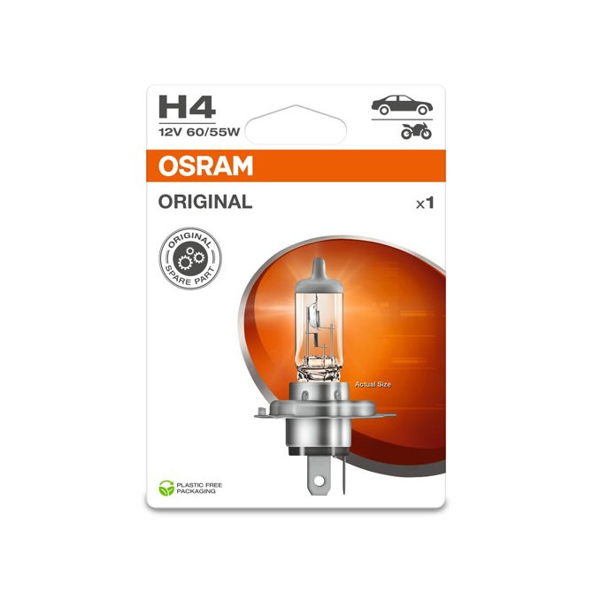 OSRAM Automobilinė lemputė H4 60/55W 12V Bilux P43T 1vnt