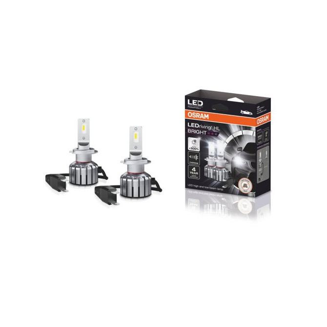 OSRAM LED Automobilinės lemputės H7 9W 12V PX26D 4X23  2vnt