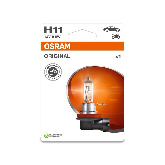 OSRAM Automobilinė lemputė H11 55W 12V PGJ19-2 1vnt