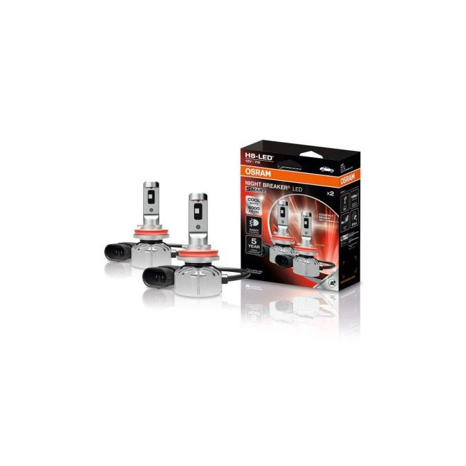 OSRAM NIGHT BREAKER LED H8 Street Legal Smart 7W 6000K 2vnt