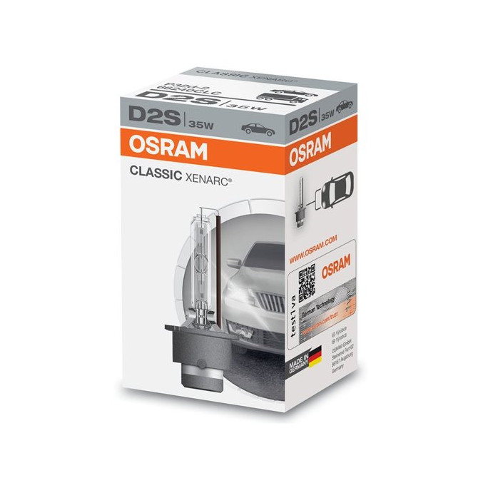 OSRAM Lemputė 35W  D2S xenon classic P32D-2 D2S 1vnt 