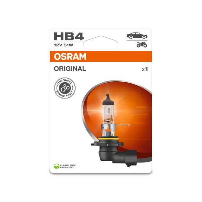 OSRAM Automobilinė lemputė HB4 51W 12V P22D (amerikietiškiems automobiliams) 1vnt