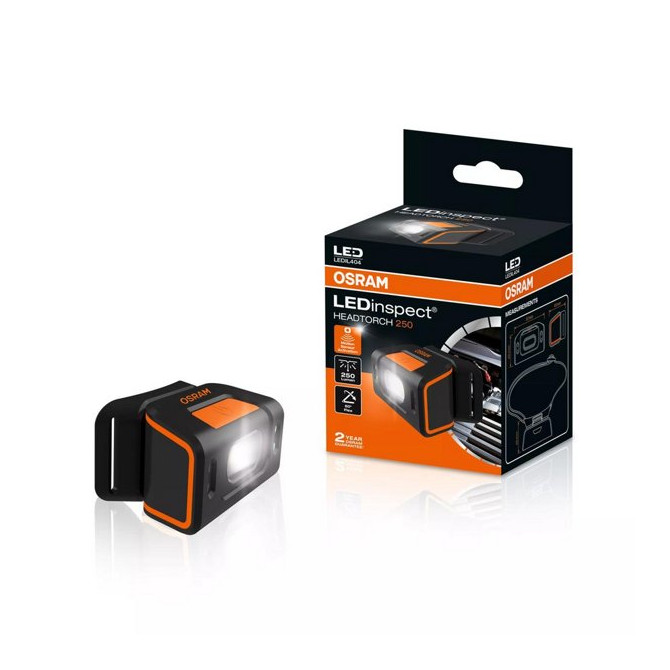 OSRAM LEDINSPECT HEADTORCH250 250lm / 9,5W/ 3,7V / 5700K / Li-ion 1500mAh