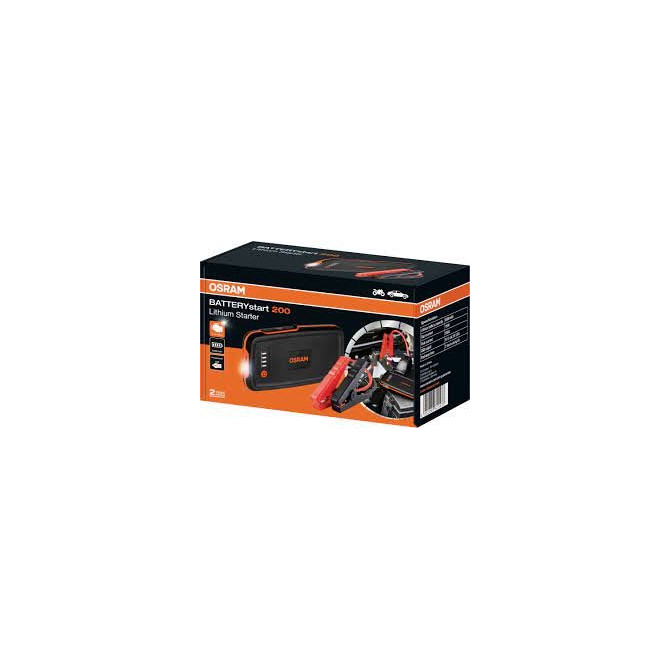 OSRAM akumuliatorius-užvedėjas ličio 6000 mAh,min srovė 150A.max srovė 500A ,5V 2,4A,9V2.0