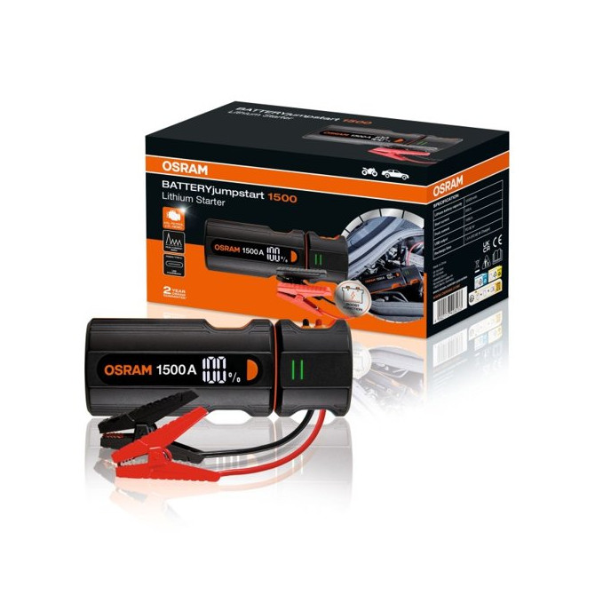 OSRAM Automobilių užvedėjas 1500A  12000mAh
