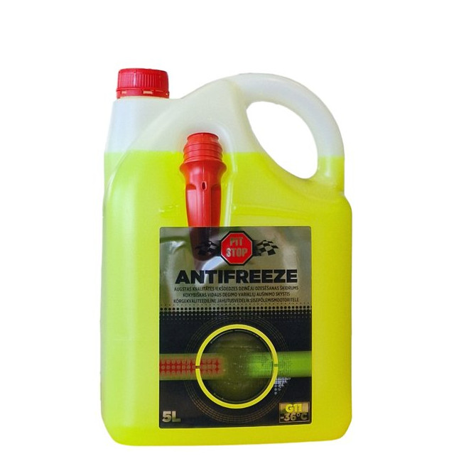 PITSTOP PIT STOP Premium aušinimo skystis geltonas -36 °C (G11) 5L 