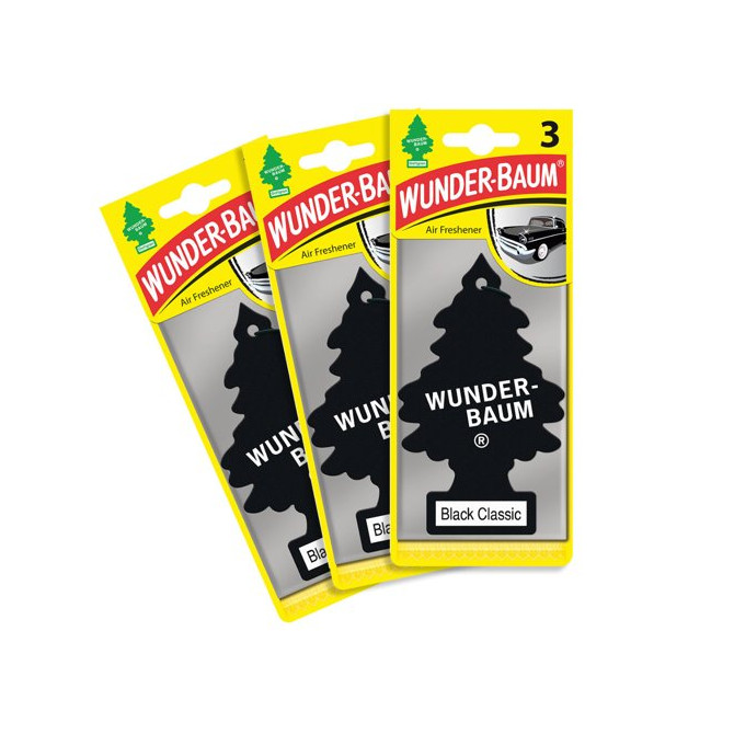 WUNDER-BAUM TREE oro gaiviklis BLACK CLASSIC komplektas 3vnt