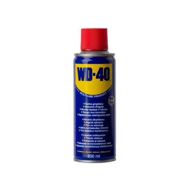 WD-40 Univ. priemonė WD-40, 200 ml Dėžėje 36 vnt 