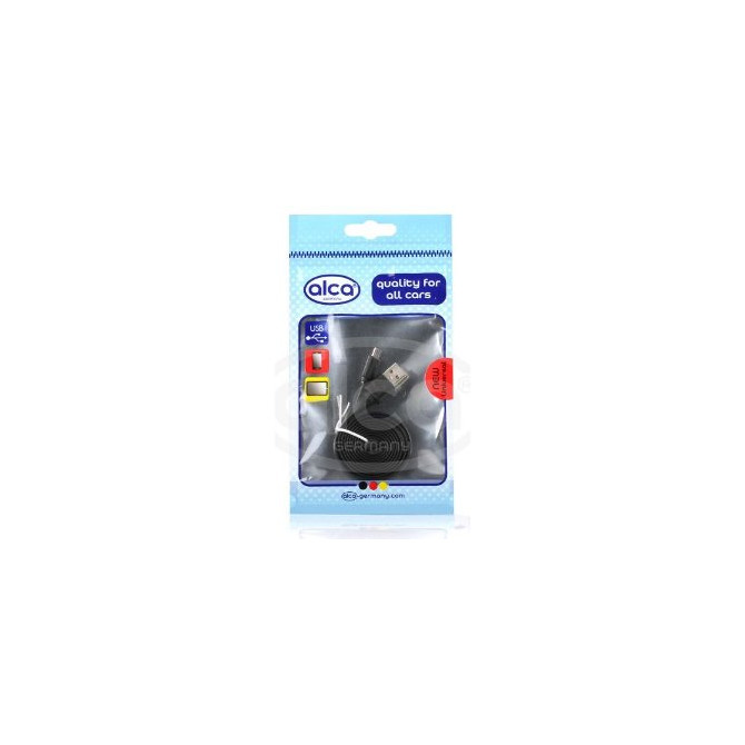 ALCA Laidas Micro USB 2.0 juodas, 100cm ilgio (išmaniems, MP3)