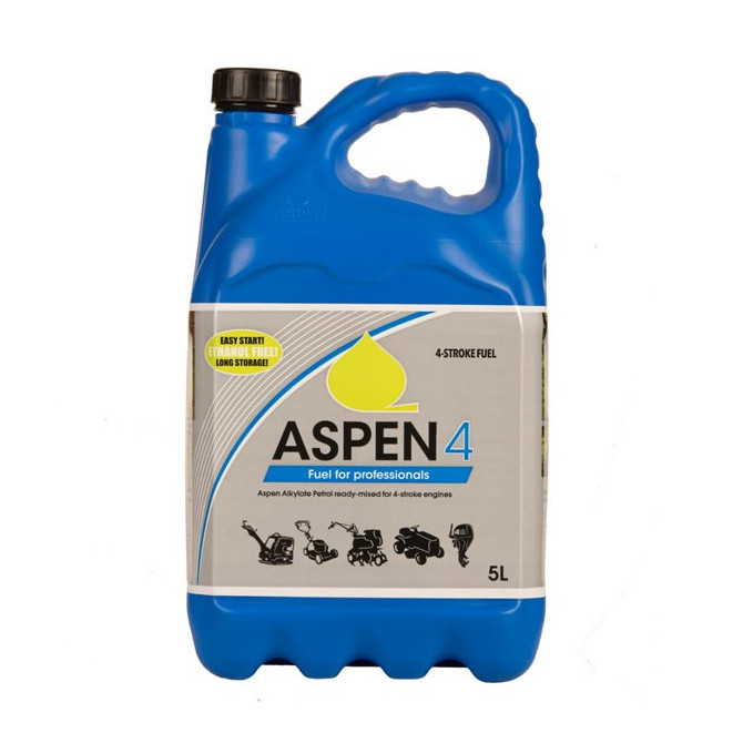  ASPEN Alkilato benzinas 4 taktų varikliams 5L (paruoštas naudoti) 