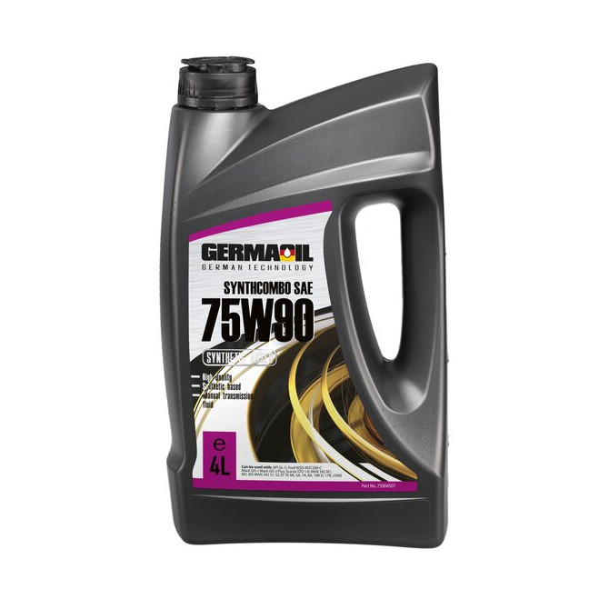 GERMAOIL Transmisinė alyva Germaoil MANUALGEAR SAE 75W80, sintetinė 4L Transmisijas eļļa