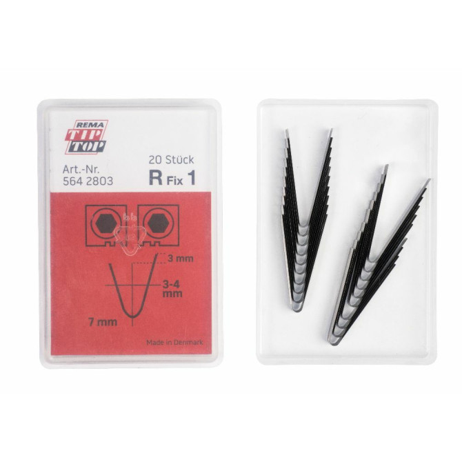 REMA TIP TOP  Peiliukai apvalūs  R Fix-1, x 20 vnt  