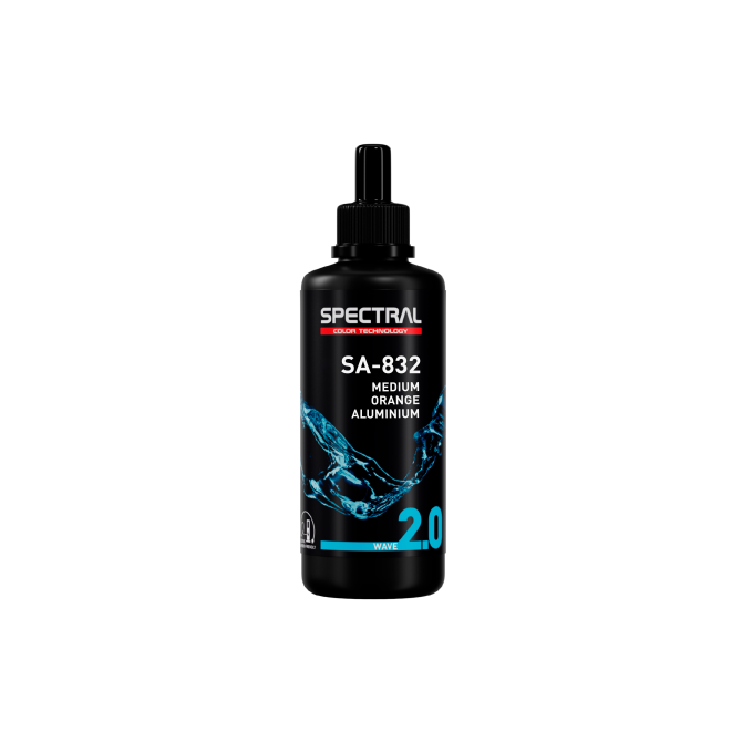 SA-832 MEDIUM ORANGE ALUMINIUM  0.5L