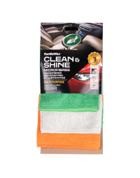 CLEAN&SHINE MICROFIBRES-3 PACK