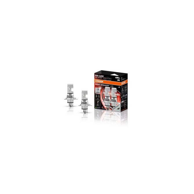 OSRAM NIGHT BREAKER® LED SPEED 450 H4 14/14W. 5 metų garantija.