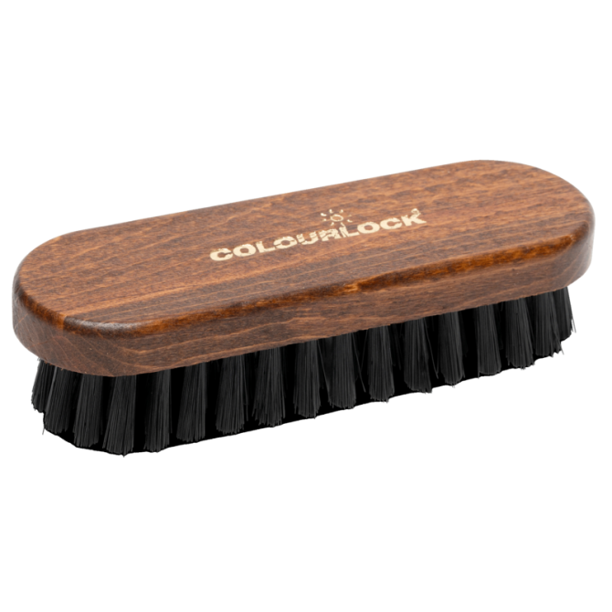 Leather cleaning brush brown