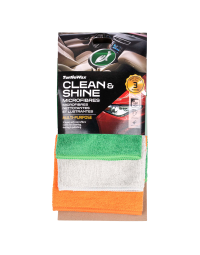CLEAN&SHINE MICROFIBRES-3 PACK