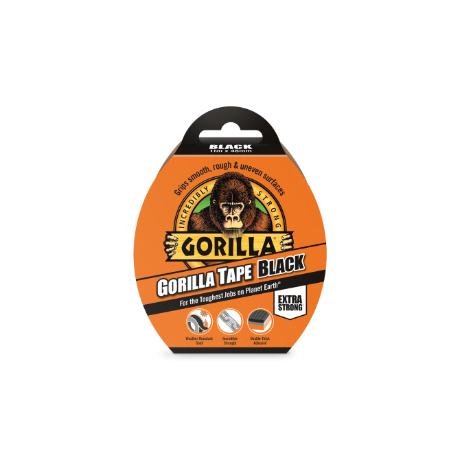 GORILLA Lipni juosta Gorilla Tape juoda 11m x48mm 